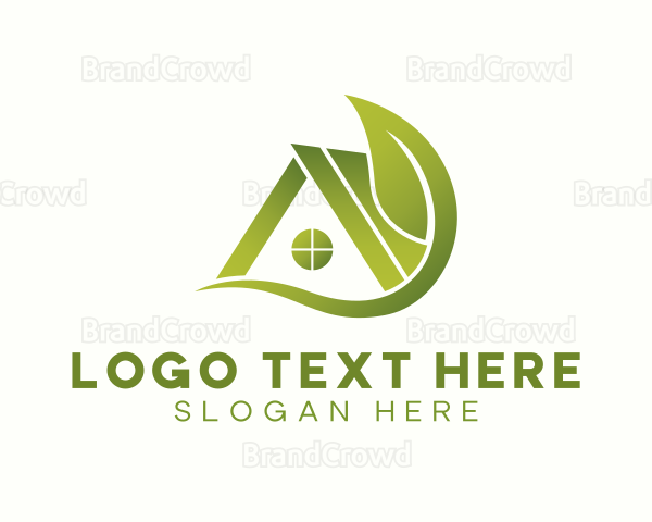 House Plant Leaves Logo