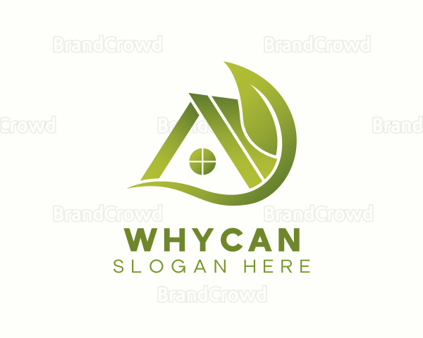 House Plant Leaves Logo