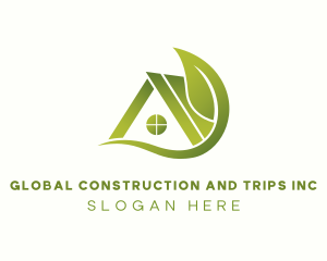 House Plant Leaves Logo