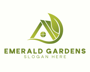 House Plant Leaves logo design