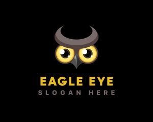 Hunting Owl Eyes  logo design