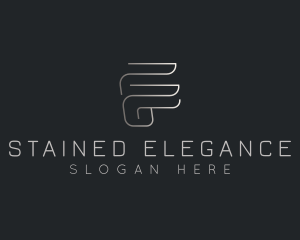 Elegant Luxurious Business Letter F logo design