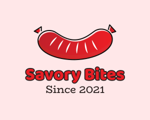 Sausage - Red Meat Sausage logo design