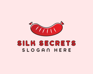 Sausage Deli Food Logo