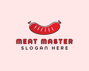 Sausage Deli Food logo design