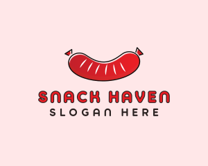 Sausage Deli Food logo design