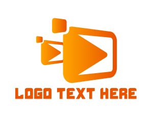 Video - Gradient Play Box logo design