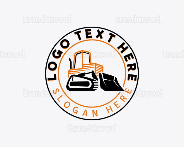 Excavator Heavy Equipment Logo