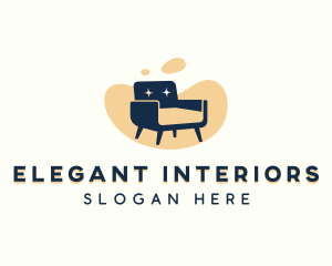 Armchair Furniture Chair logo design