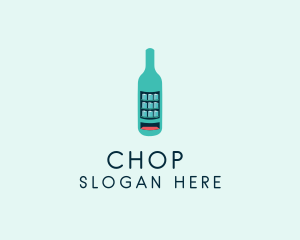 Bottle Beverage Vending  logo design