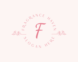 Feminine Floral Beauty Cosmetics  logo design