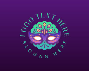 Parade - Masquerade Festival Mask logo design