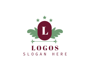 Royal - Wing Leaf Fashion Boutique logo design