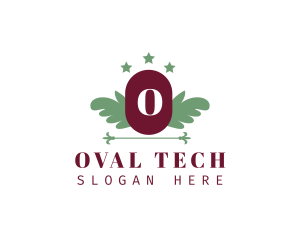 Oval - Wing Leaf Fashion Boutique logo design