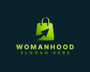 Shopping Bag Arrow Logo