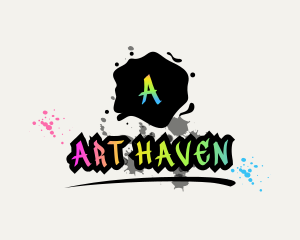 Graffiti Mural Art logo design