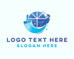 Wiper - Window Squeegee Cleaning logo design