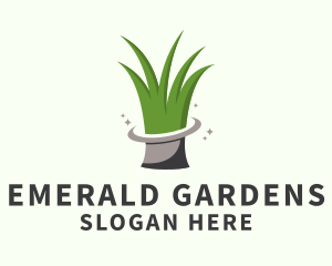 Magic Grass Garden logo design