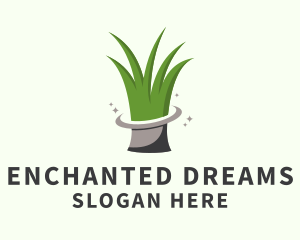 Magic Grass Garden logo design