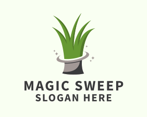 Magic Grass Garden logo design