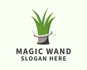 Magic Grass Garden logo design