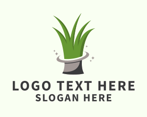 Top Hat - Magic Grass Garden logo design