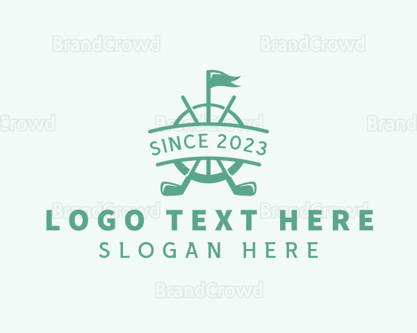 Golf Club Flag Logo