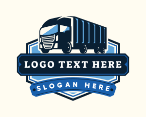 Delivery - Dump Truck Vehicle logo design