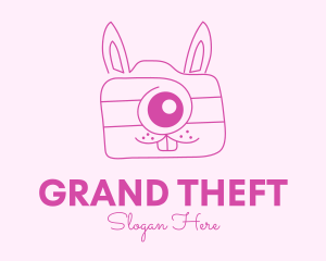 Photo - Pink Bunny Camera logo design