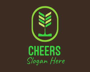 Green Organic Plant Logo