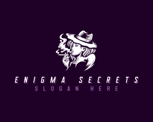 Mysterious - Smoking Sexy Vapor logo design