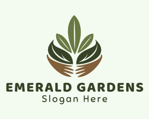 Backyard Gardening Planting logo design