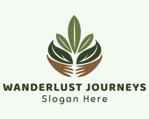 Sustainability - Backyard Gardening Planting logo design