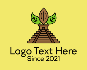 Mayan - Mayan Pyramid Coffeeshop logo design