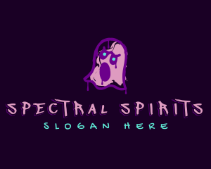 Graffiti Ghost Spirit logo design