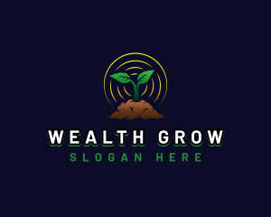 Leaf Plant Seedling logo design