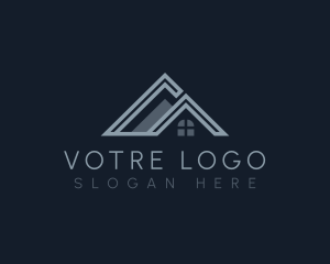 Roofing - Realty Home Roofing logo design
