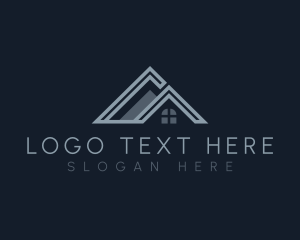 Realty - Realty Home Roofing logo design