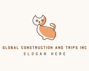 Vet - Minimalist Kitty Cat logo design