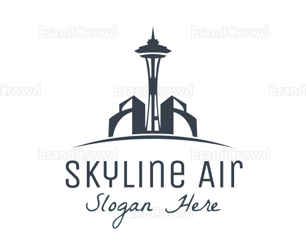Seattle Tower Architecture Logo