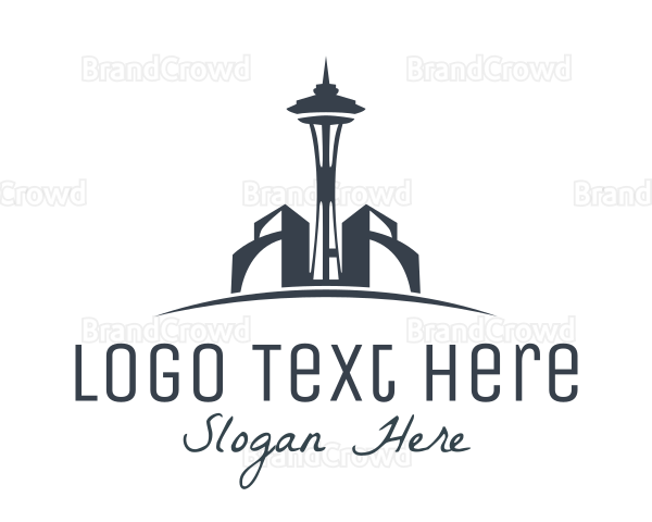Seattle Tower Architecture Logo