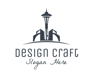Architectural - Seattle Tower Architecture logo design