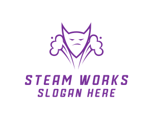 Steam - Devil Smoke Vape logo design
