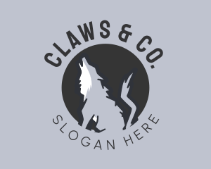 Wolf Howl Hunting logo design