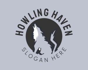 Wolf Howl Hunting logo design