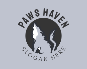 Wolf Howl Hunting logo design