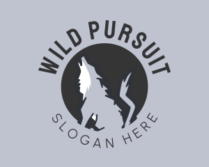 Hunting - Wolf Howl Hunting logo design
