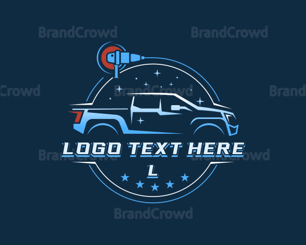 Pick Up Truck Polishing Logo