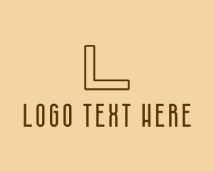 Line - Stylish Company Brand logo design