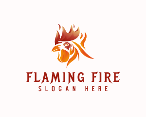 Flaming - Chicken Flaming Restaurant logo design